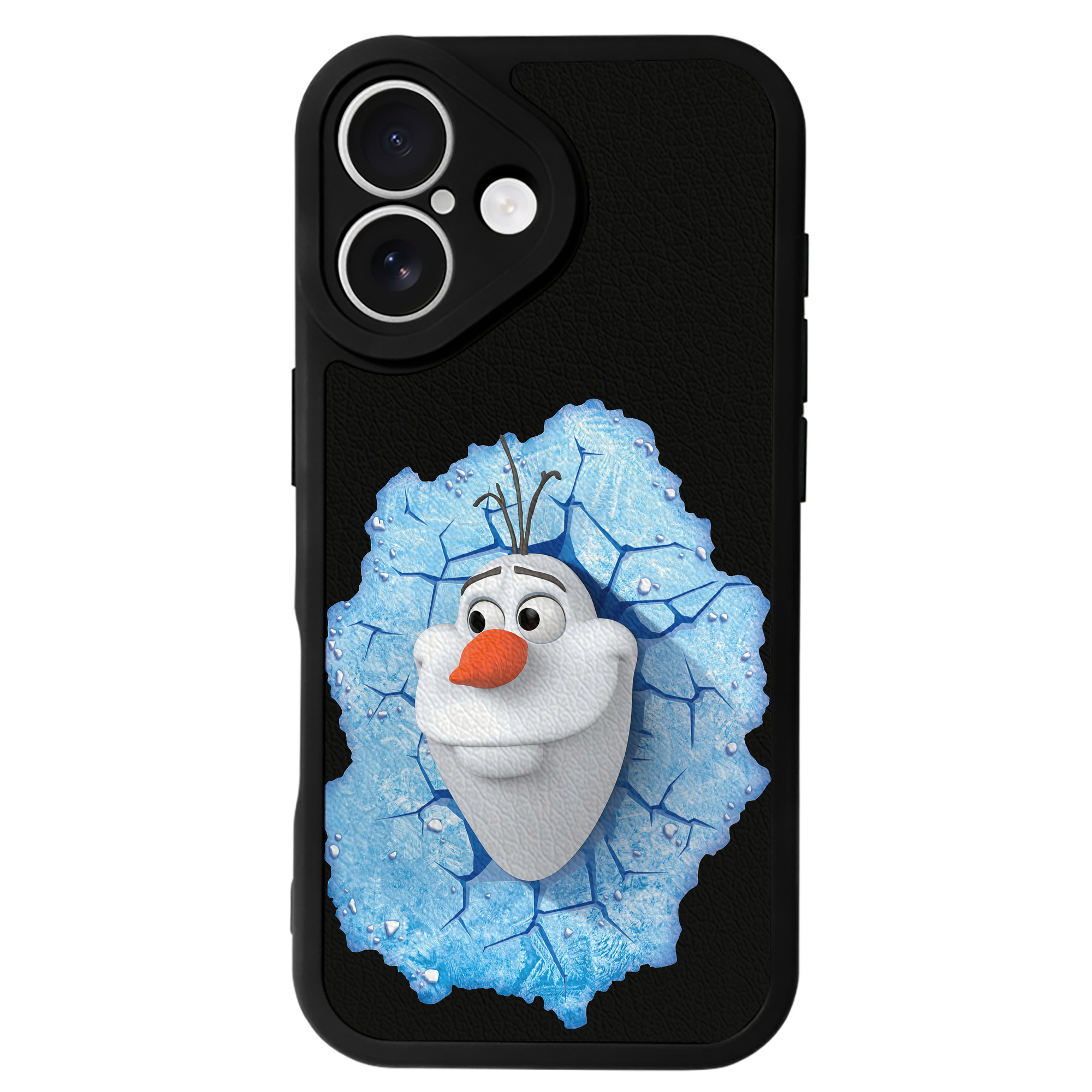 （画像用） アナと雪の女王 アンナ エルサ Frozen Anna Elsa 【iPhone 16シリーズ対応】シリコンスマホケース（レザー調） 材質：シリコン